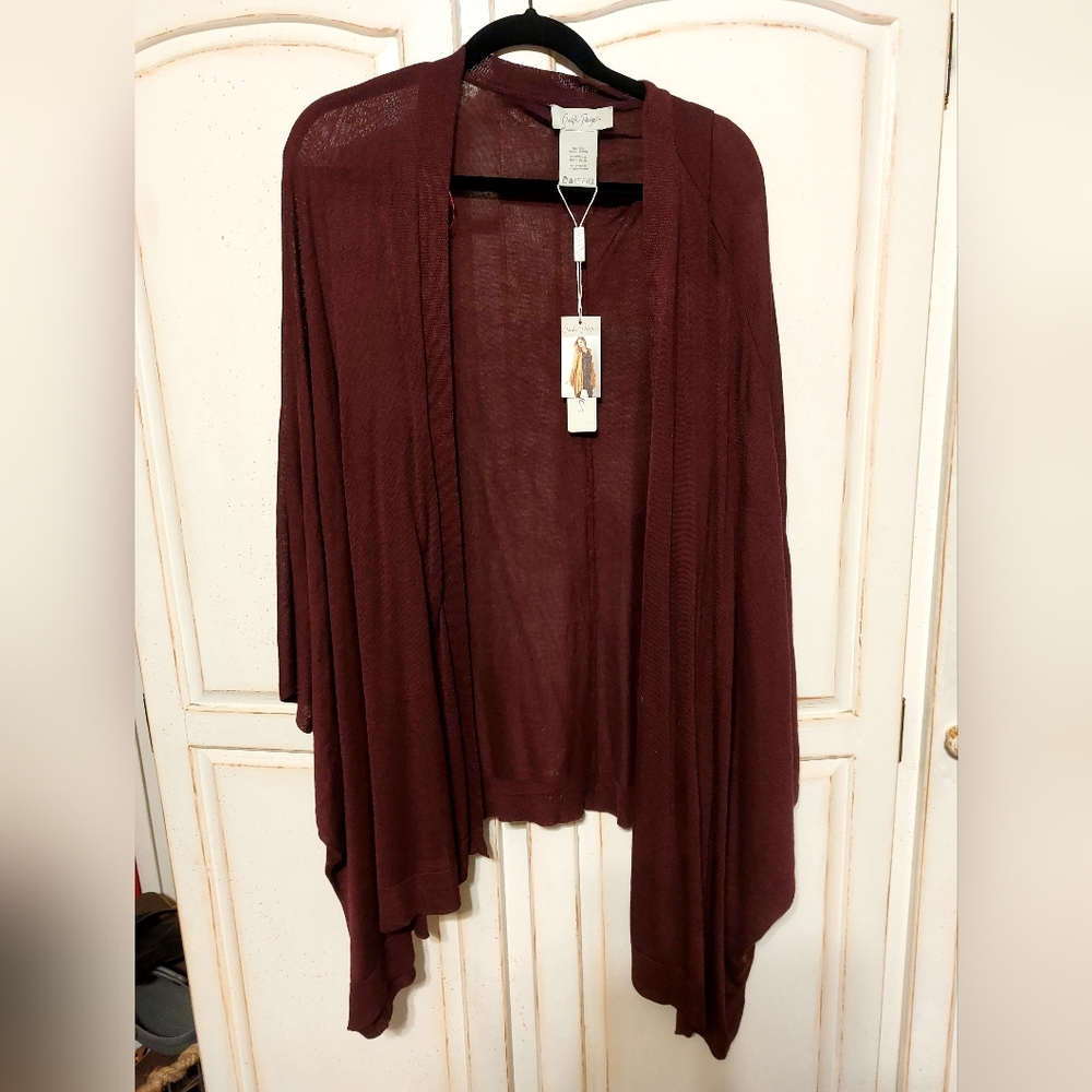 Wrap Style over sized Drape Cardigan